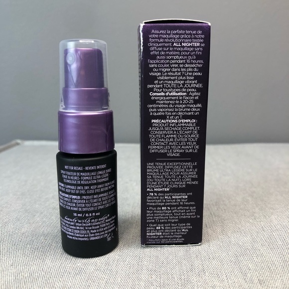 ❤️3 for $25❤️ Urban Decay All Nighter Spray mini - Picture 3 of 4